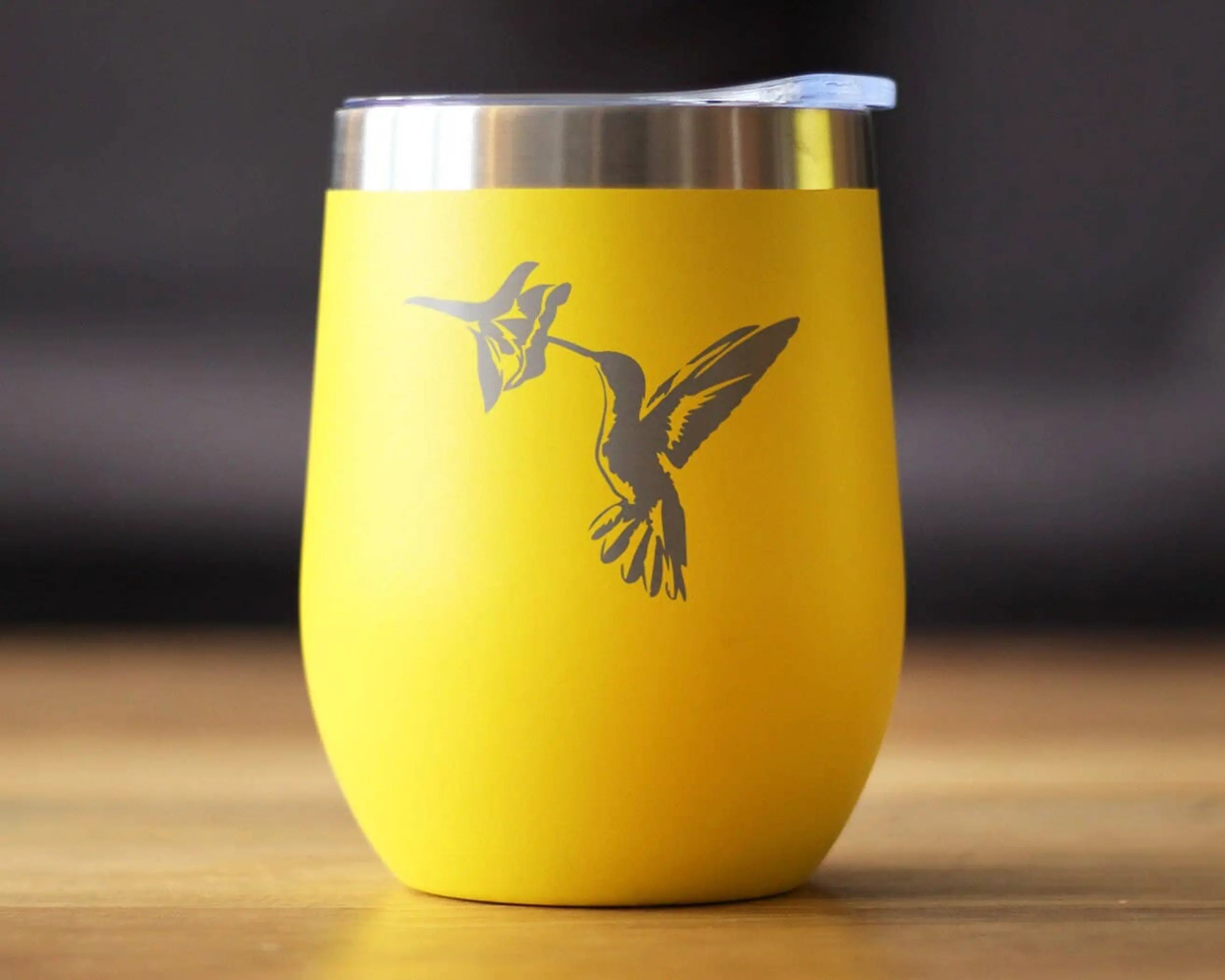 Hummingbird Insulated Wine Tumbler - Bird Nature Gifts Bevvee