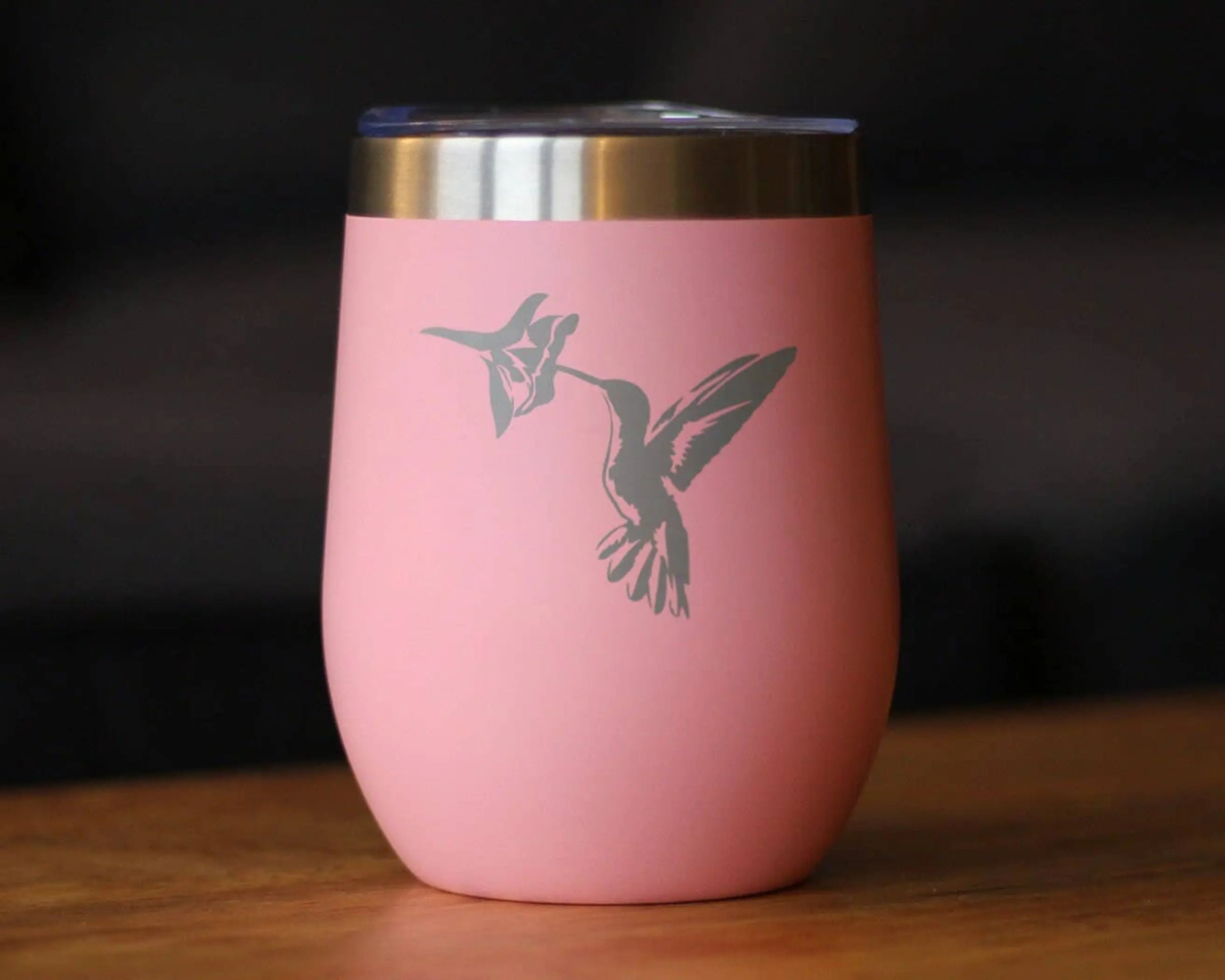 Hummingbird Insulated Wine Tumbler - Bird Nature Gifts Bevvee