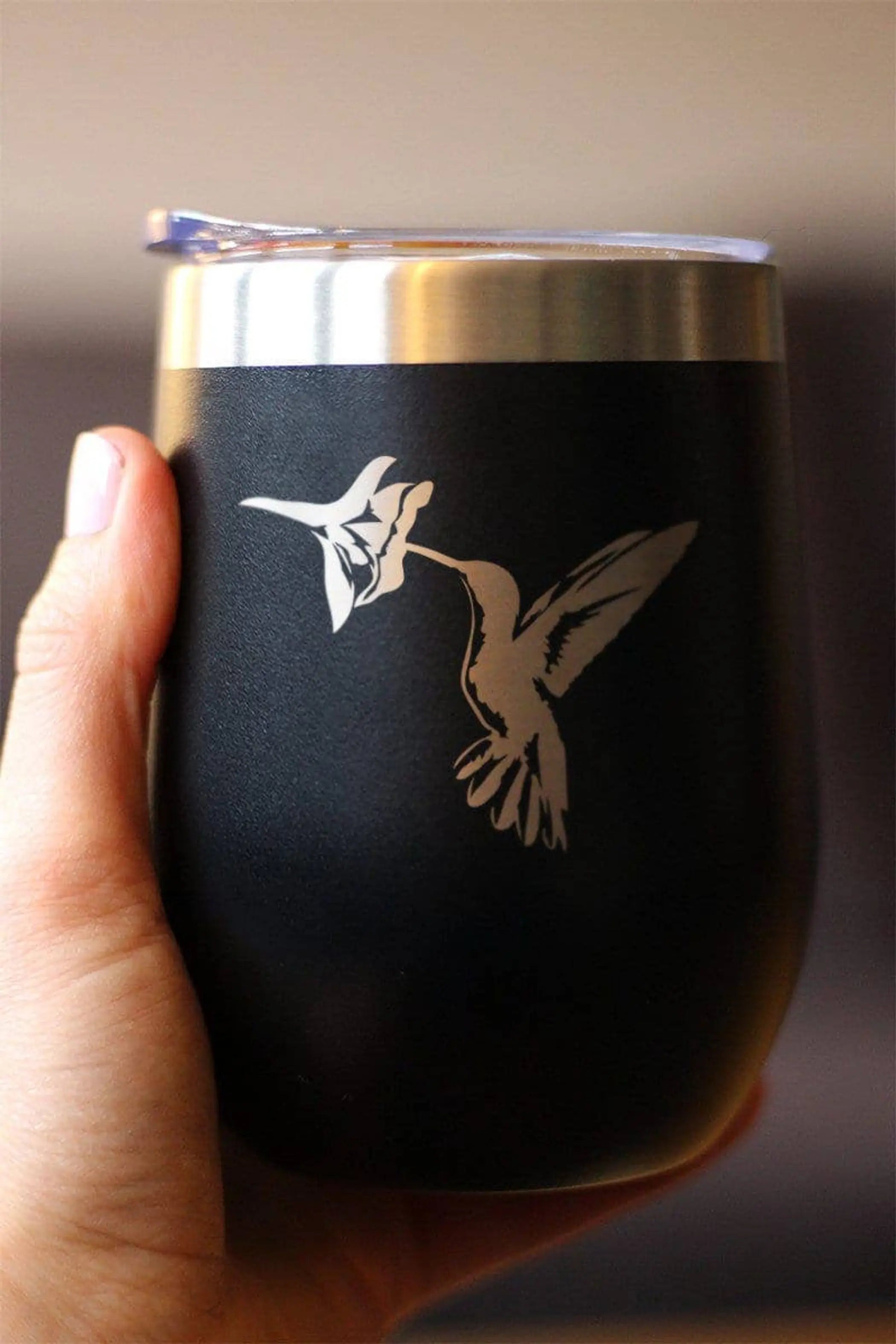 Hummingbird Insulated Wine Tumbler - Bird Nature Gifts Bevvee