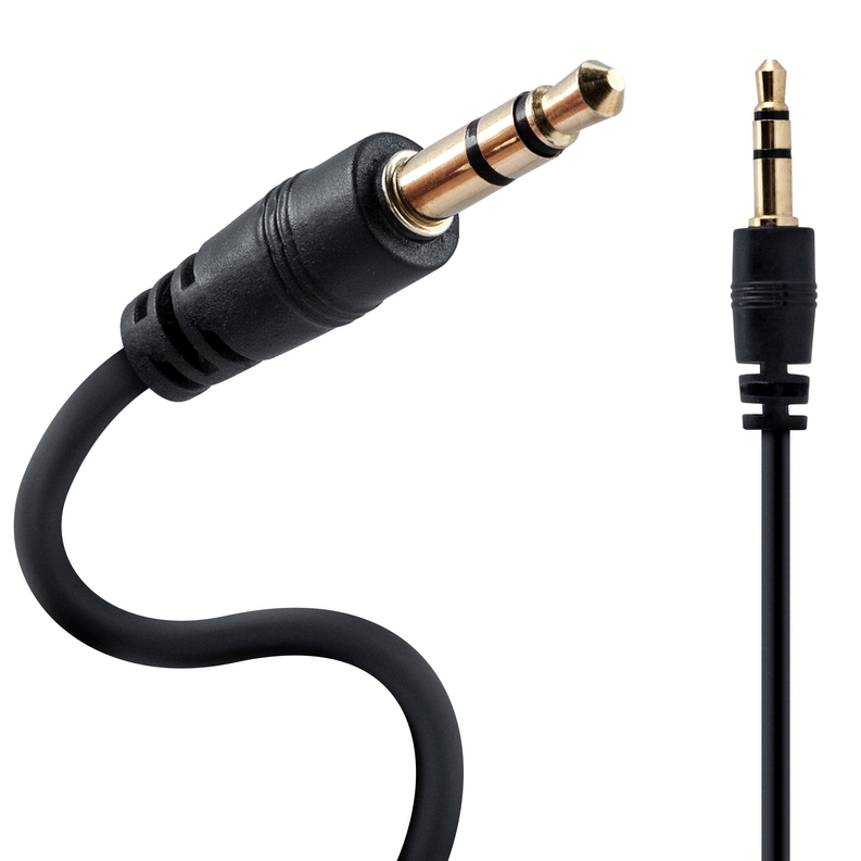 HyperGear 3.5mm Stereo AUX Cable 3ft Black HyperGear
