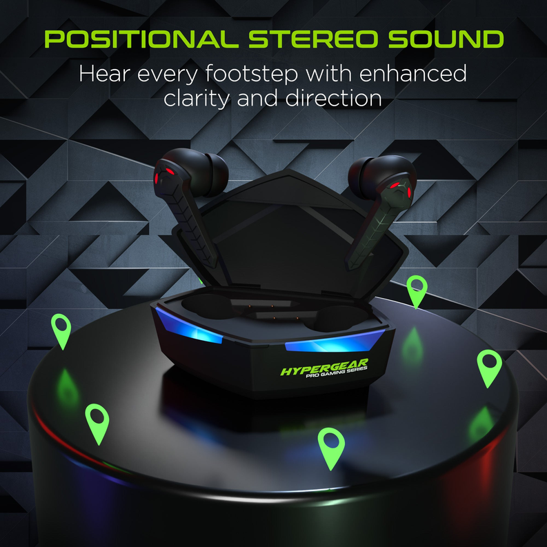 HyperGear CobraStrike True Wireless Gaming Earbuds HyperGear