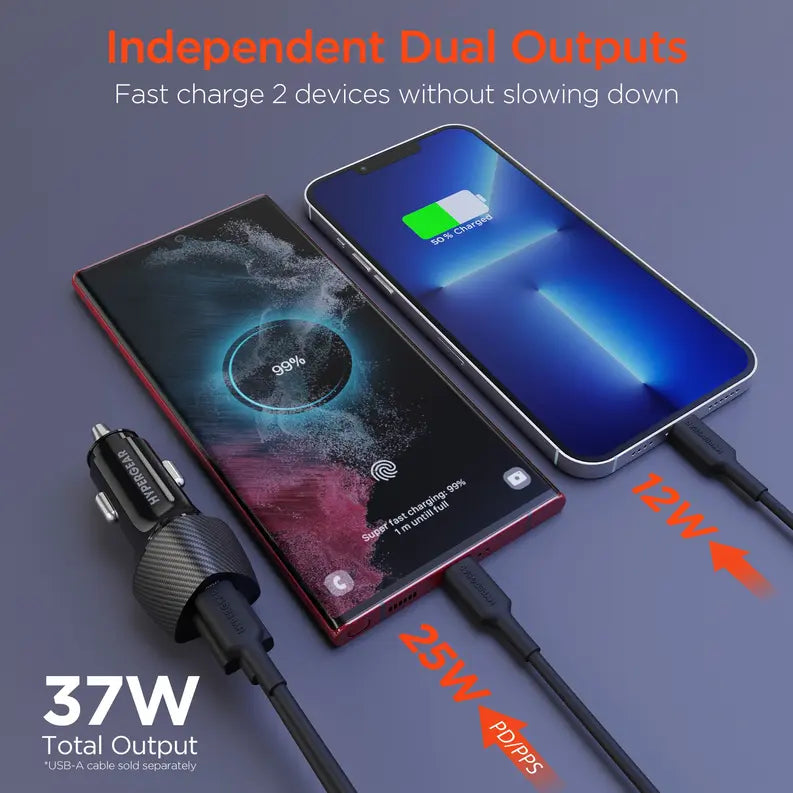HyperGear SpeedBoost 25W PD USB-C Car Kit HyperGear