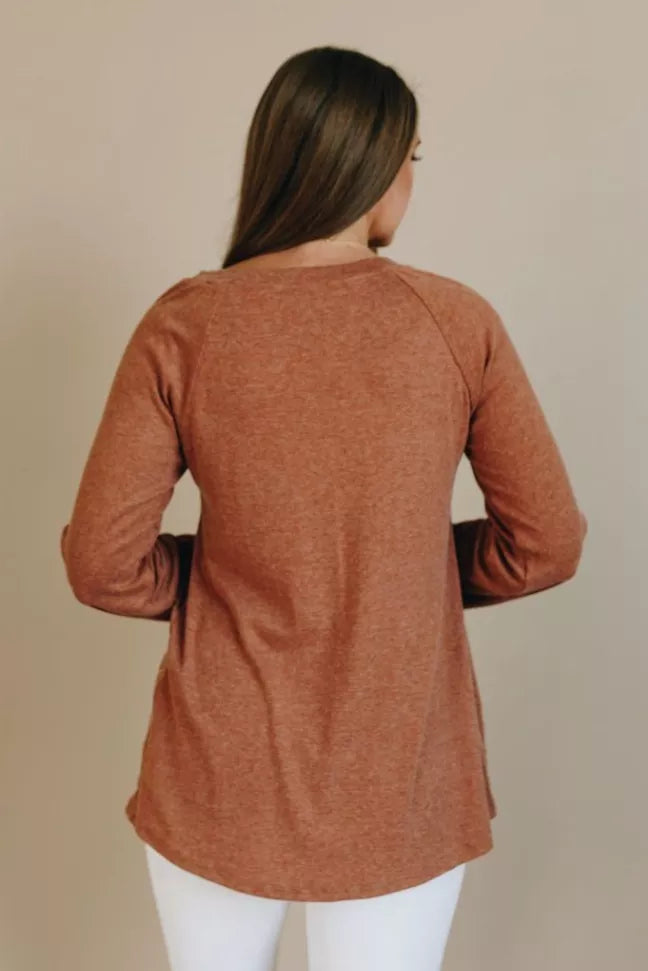 I Am Enough Tunic Top Stay Warm in Style