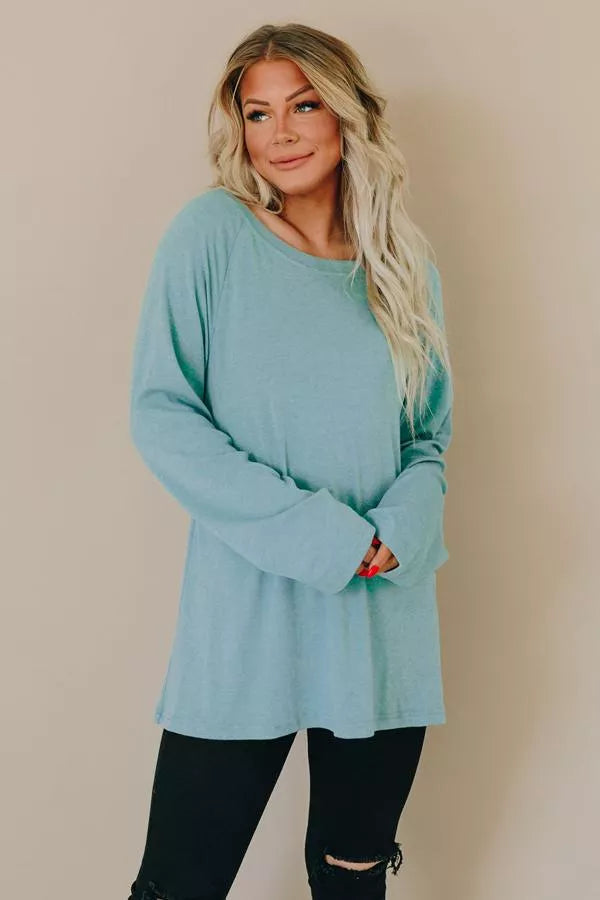 I Am Enough Tunic Top Stay Warm in Style