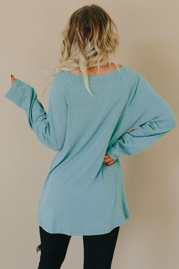 I Am Enough Tunic Top Stay Warm in Style