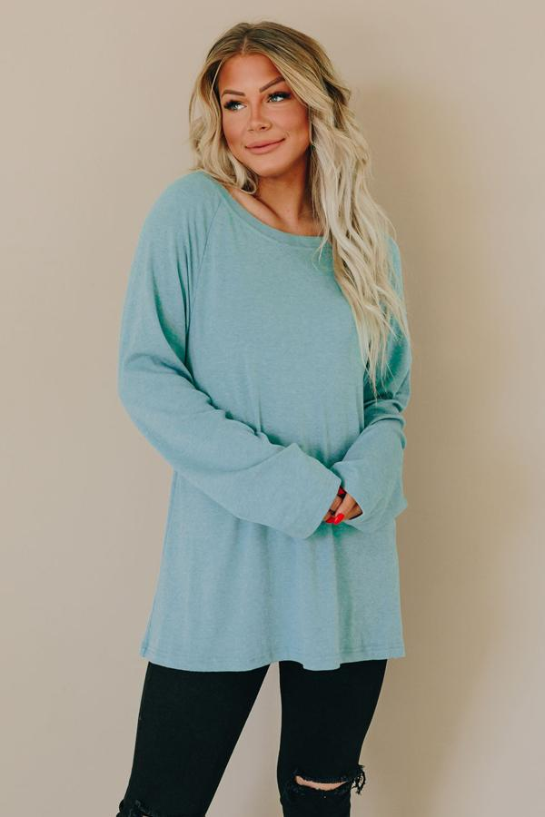 I Am Enough Tunic Top Stay Warm in Style