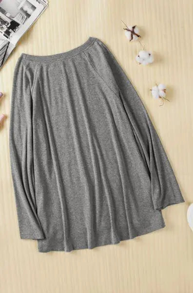 I Am Enough Tunic Top Stay Warm in Style