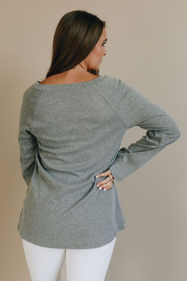 I Am Enough Tunic Top Stay Warm in Style
