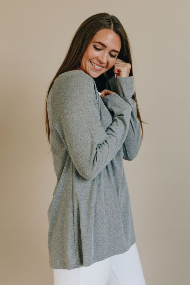 I Am Enough Tunic Top Stay Warm in Style