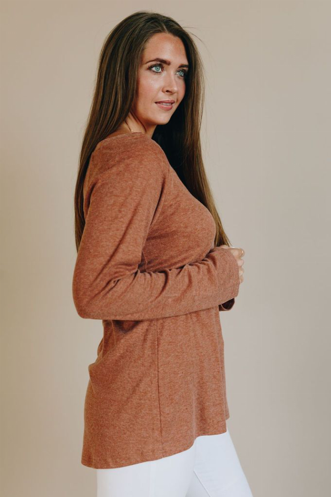I Am Enough Tunic Top Stay Warm in Style