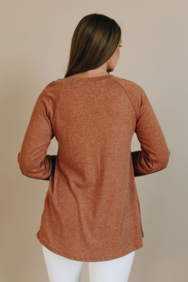 I Am Enough Tunic Top Stay Warm in Style