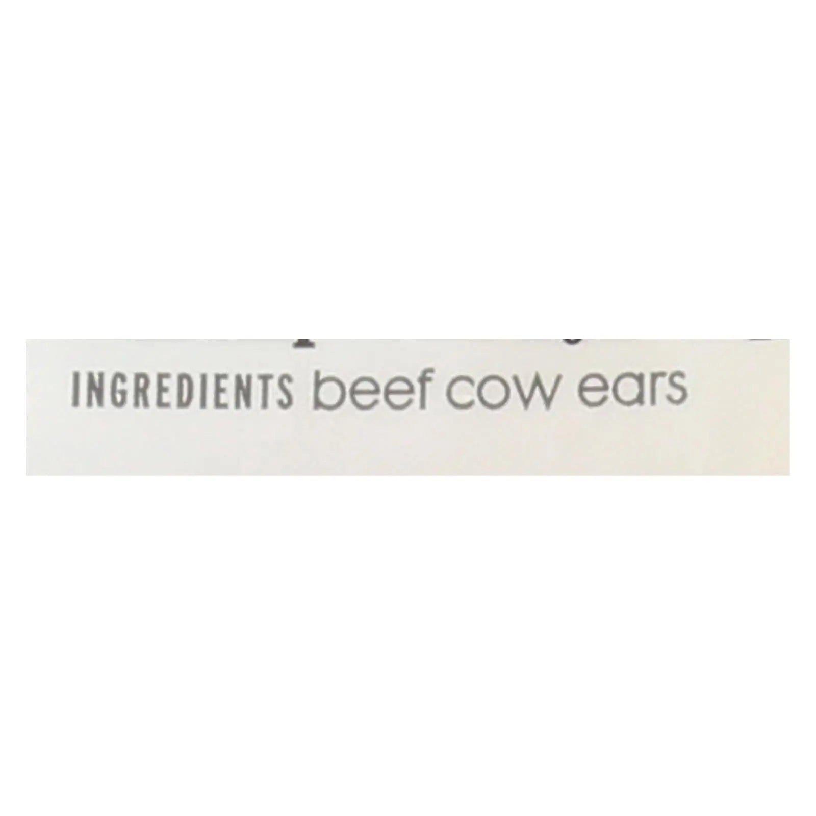I And Love And You Dog Chews - Ear Candy - Beef Ear - 5 Count - Case Of 6 I And Love And You