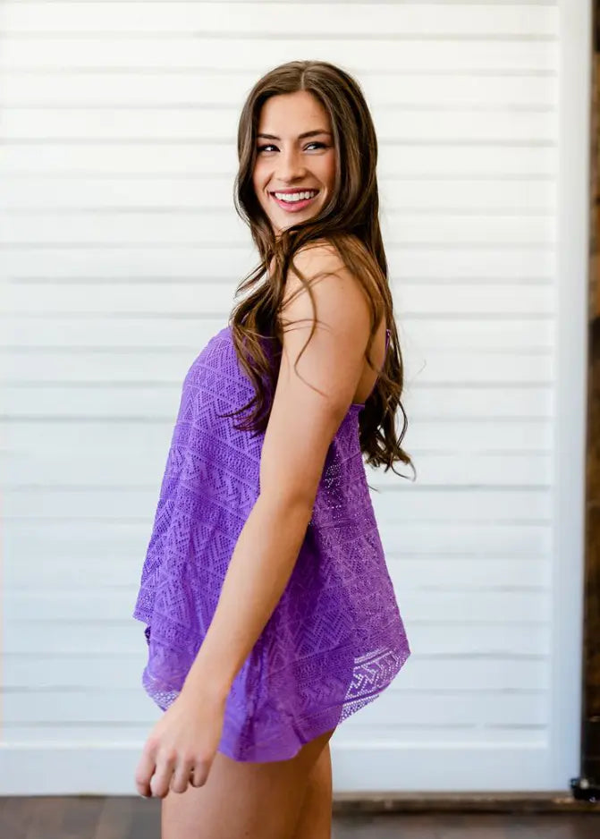 I Like It, I Love It Boho Tankini Stay Warm in Style