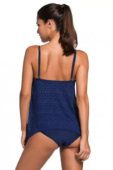 I Like It, I Love It Boho Tankini Stay Warm in Style