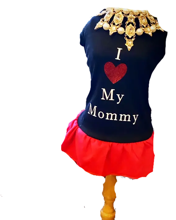 I Love  My Mommy Dress Bark Fifth Avenue