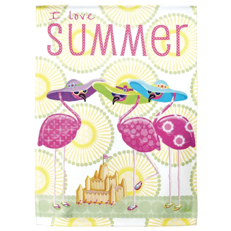 I Love Summer Flamingos Dicksons Inc