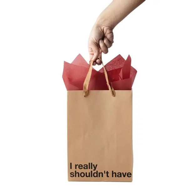 I Really Shouldn't Have Gift Bag Wood Rocket