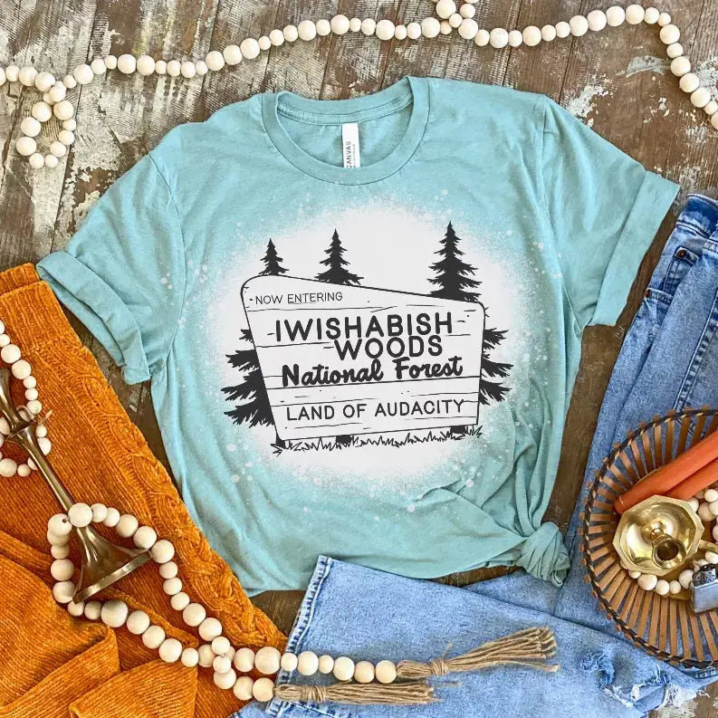 I Wishabish Woods Bleached Shirt CK's Boutique