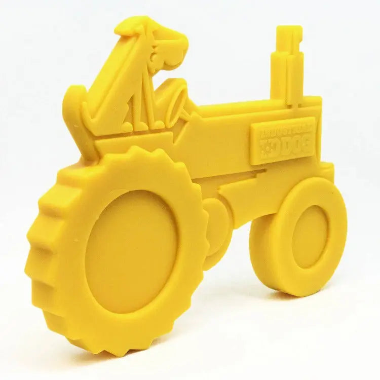 ID Tractor  Ultra Durable Nylon Dog Chew Toy for Aggressive Chewers SodaPup