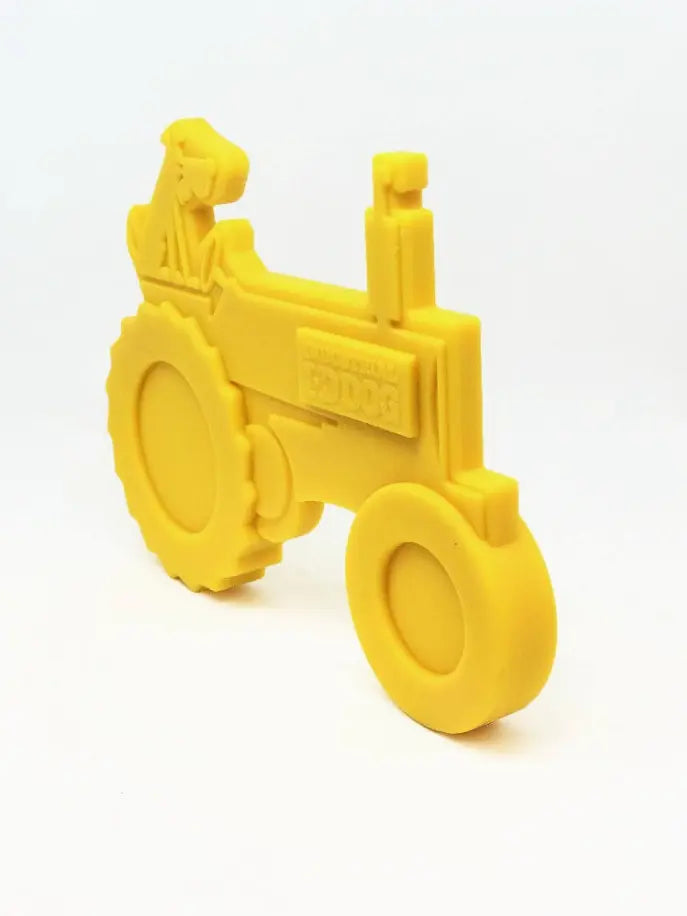 ID Tractor  Ultra Durable Nylon Dog Chew Toy for Aggressive Chewers SodaPup