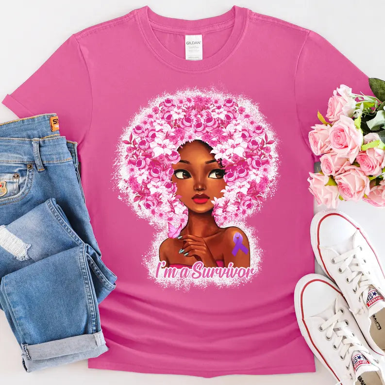 I'm a Survivor - Domestic Violence Awareness Tee Rebelle Tree