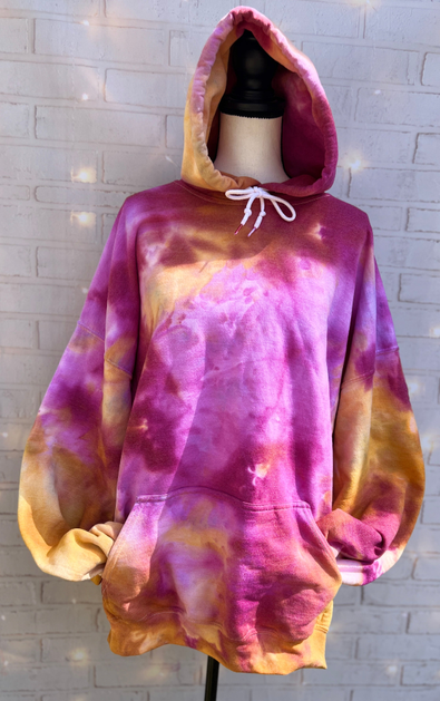 Ice Dyed Tie Dye Hoodie The Blended Owl