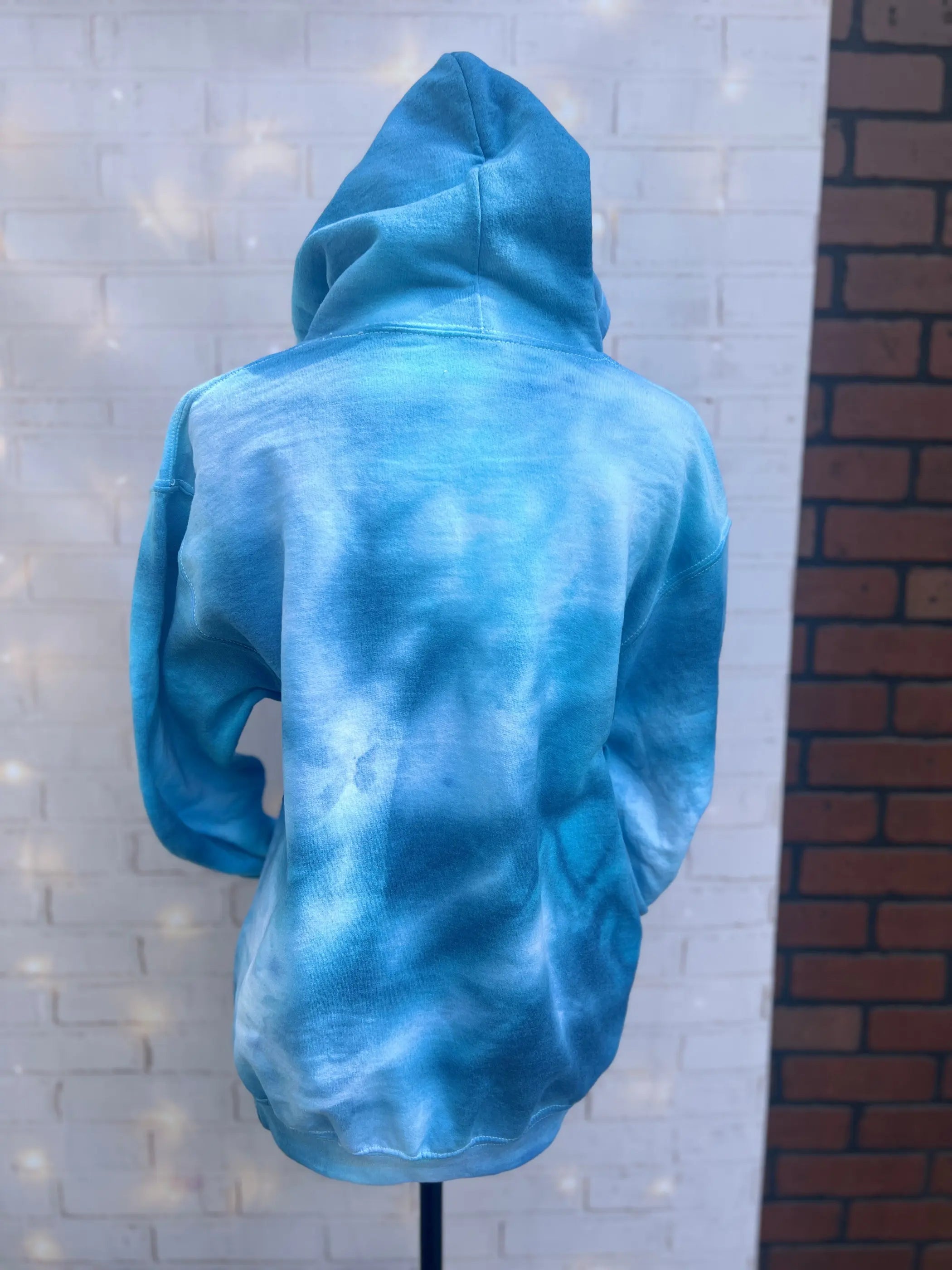 Ice Dyed Tie Dye Hoodie The Blended Owl