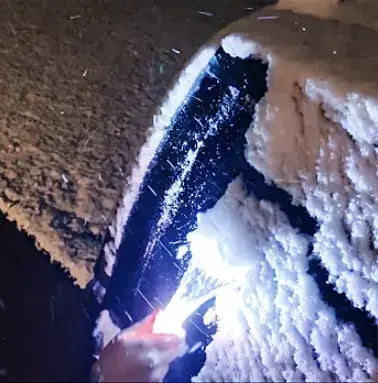 Ice Scraper with COB LED Light Flipo