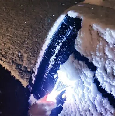 Ice Scraper with COB LED Light Flipo