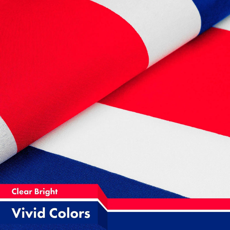 Iceland Icelandic Flag 3x5 Ft 5-Pack 150D Printed Polyester By G128 - GreatEagleInc