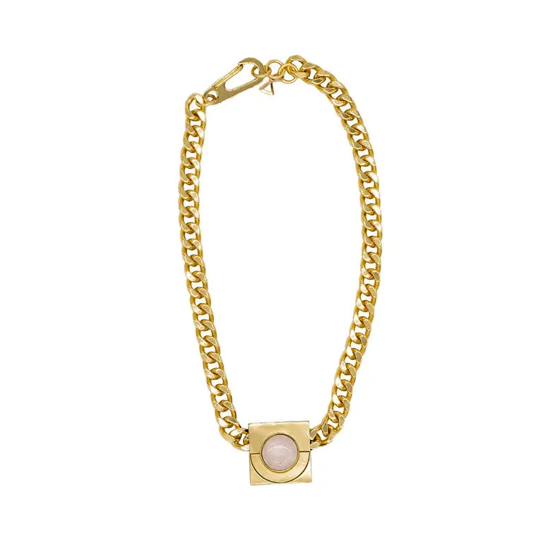 Iconic Moon Necklace in Gold DIPHDA
