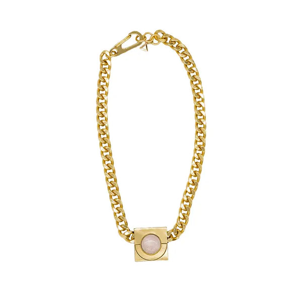 Iconic Moon Necklace in Gold DIPHDA