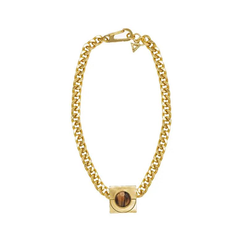 Iconic Moon Necklace in Gold DIPHDA