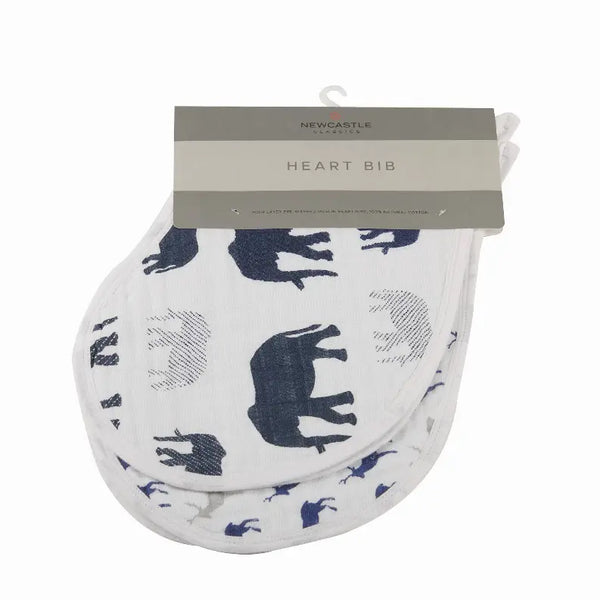 In The Wild Elephant Burp Cloth Bibs Newcastle Classics