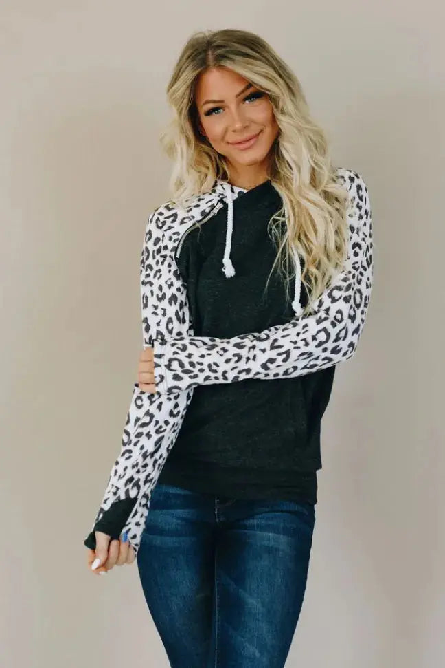 In The Wild Zipper Hoodie Stay Warm in Style