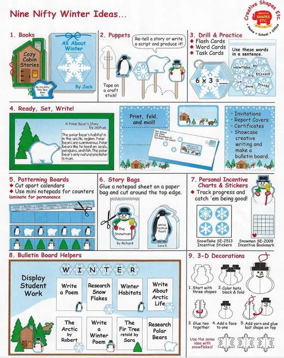 Incentive Sticker Set Creative Shapes
