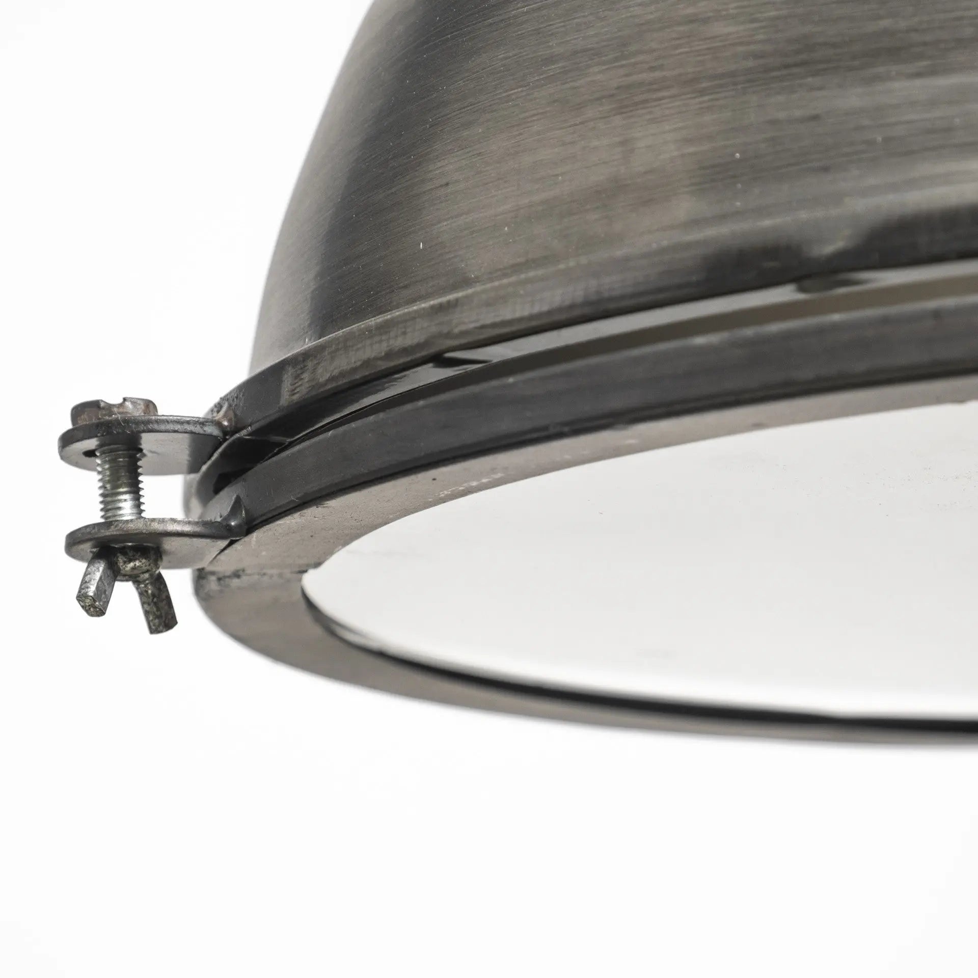 Industrial Gray Metal Hanging Pendant Light Homeroots Lighting