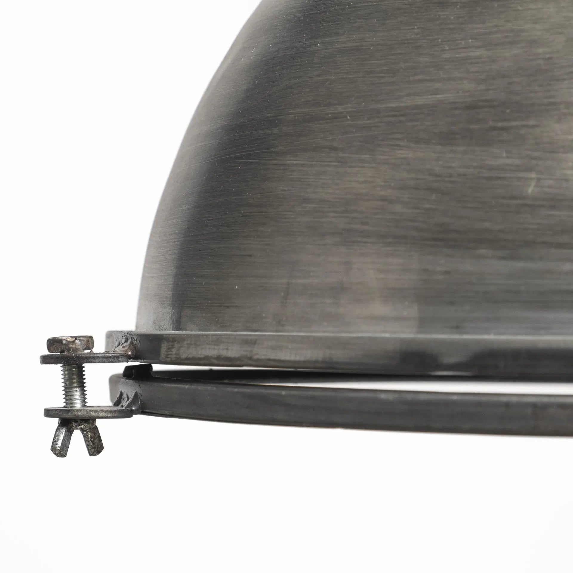 Industrial Gray Metal Hanging Pendant Light Homeroots Lighting