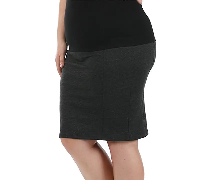 InstantFigure Curvy Short Pencil Skirt with Back Zip InstantFigure