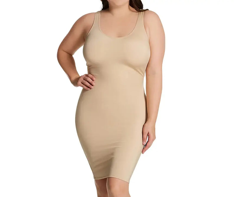 InstantFigure Slip Tank Dress Curvy Shapewear InstantFigure