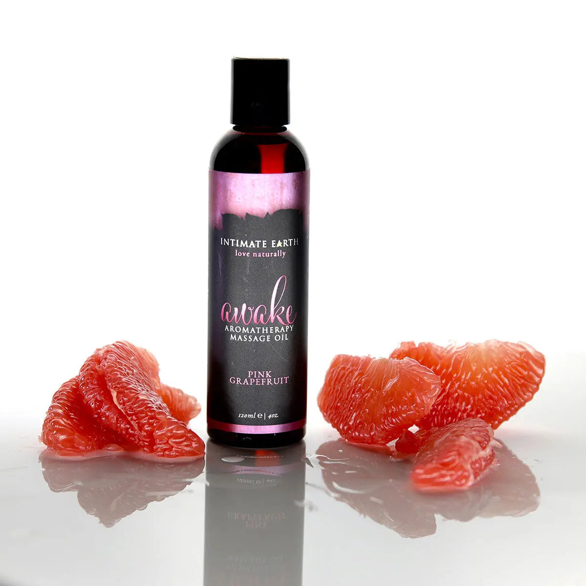 Intimate Earth Aromatherapy Massage Oil - Awake 4oz Intimate Earth