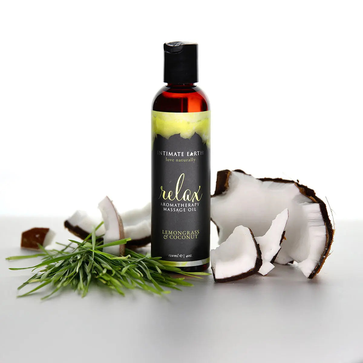 Intimate Earth Aromatherapy Massage Oil - Relax 4oz Intimate Earth