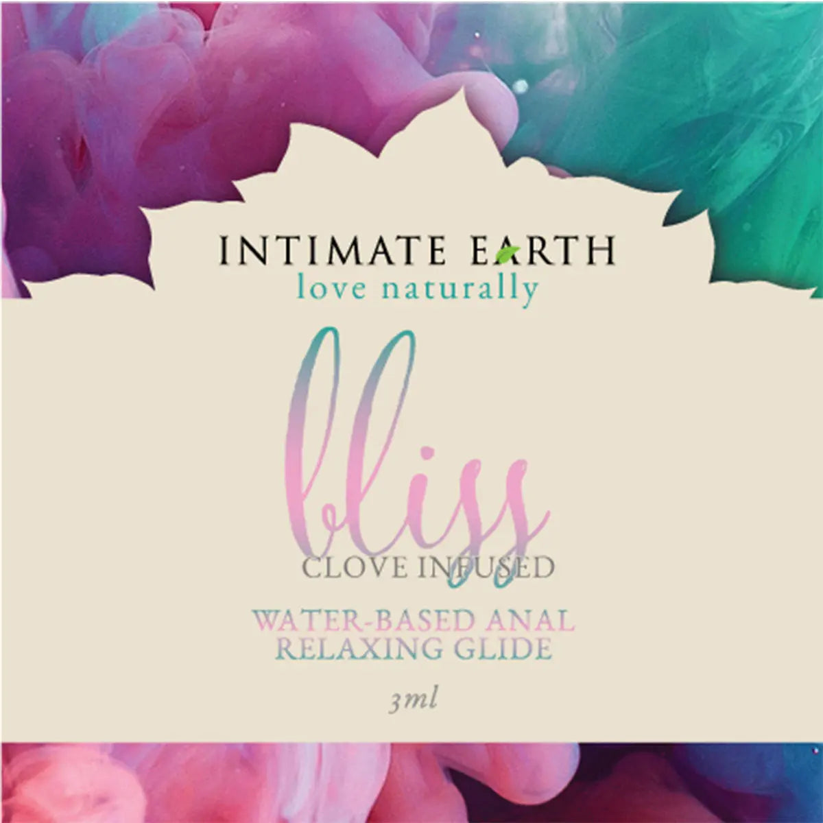 Intimate Earth Bliss Water-Based Anal Relaxing Glide Foils 48ct Intimate Earth