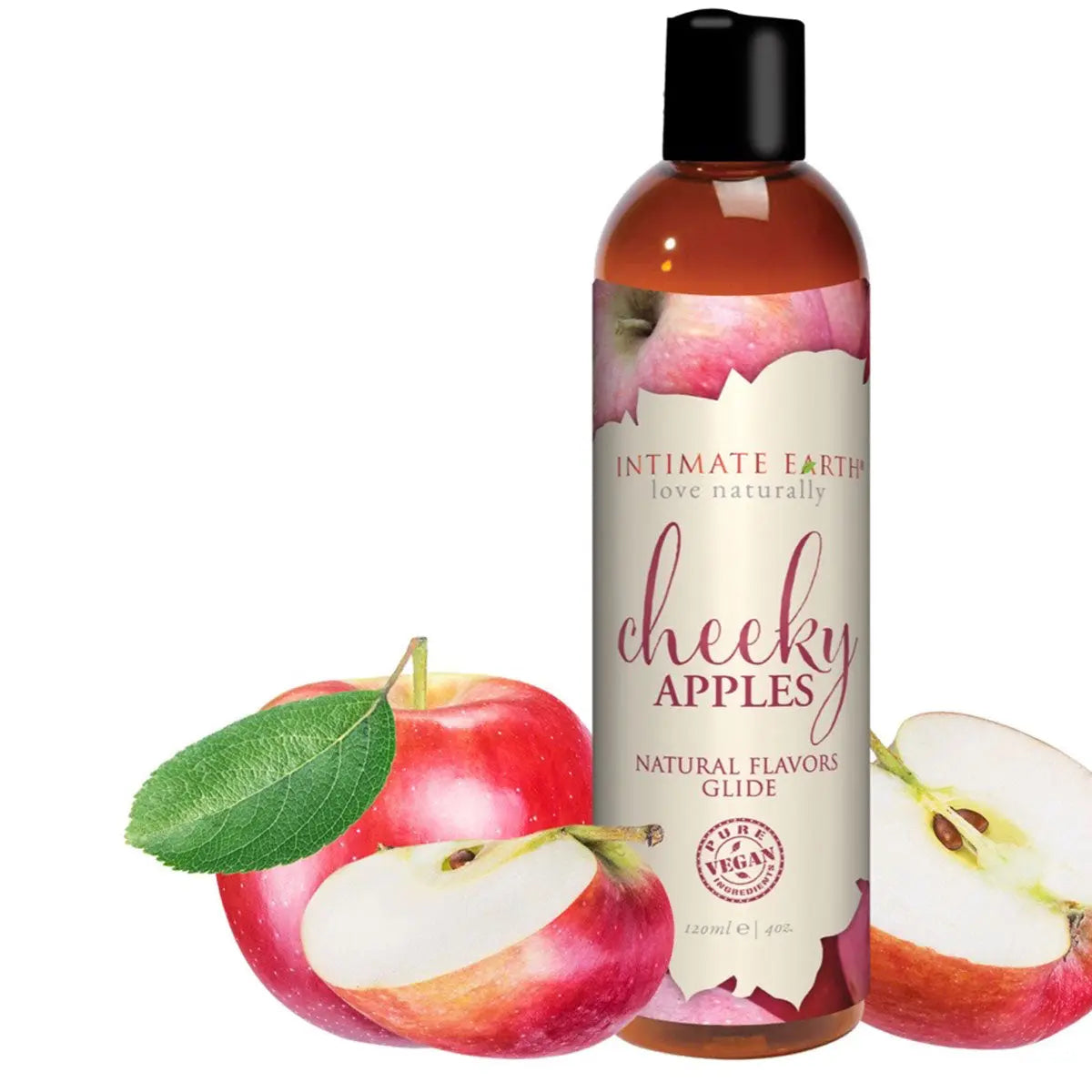 Intimate Earth Flavored Glide - Cheeky Apples 4oz Intimate Earth