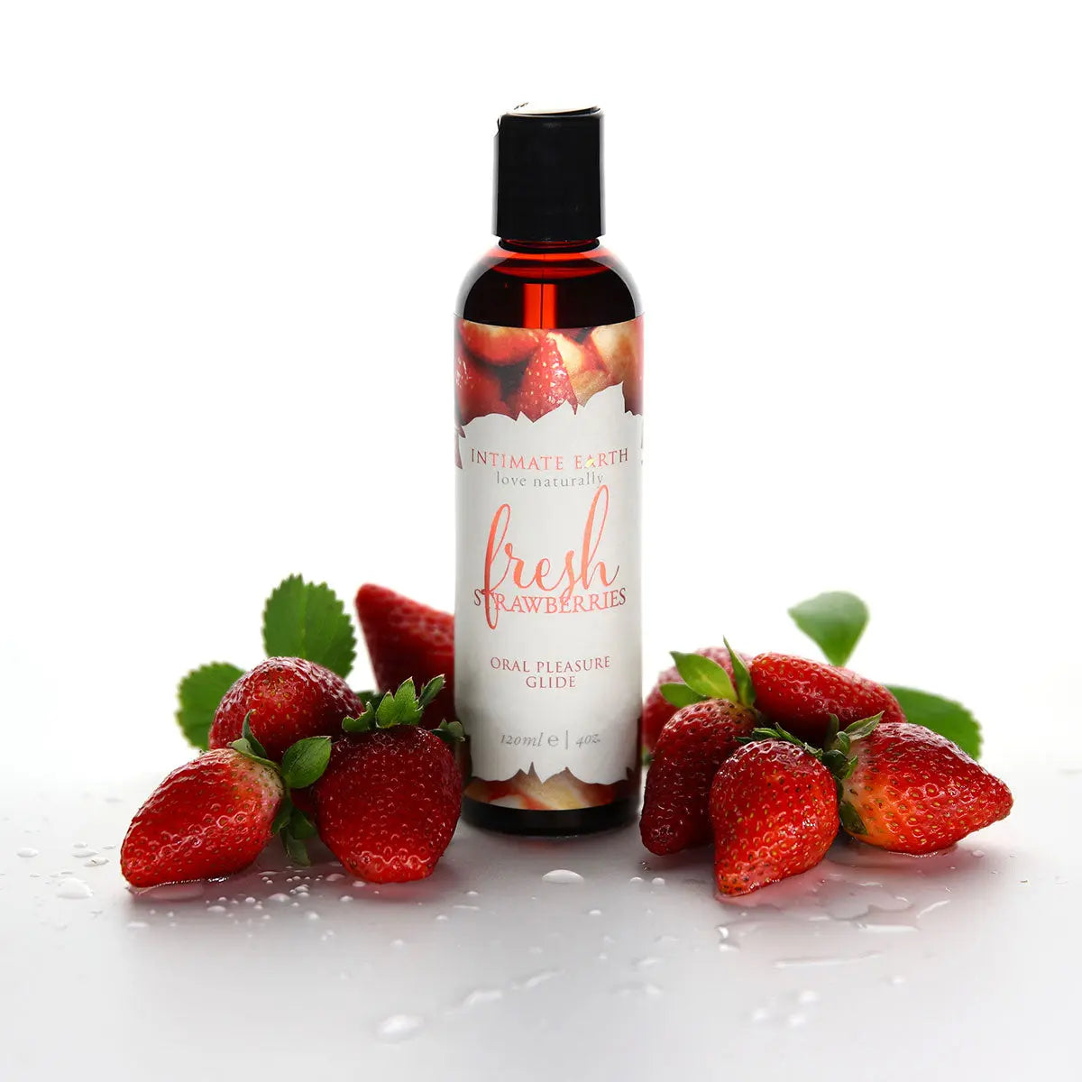 Intimate Earth Flavored Glide - Fresh Strawberries 4oz Intimate Earth