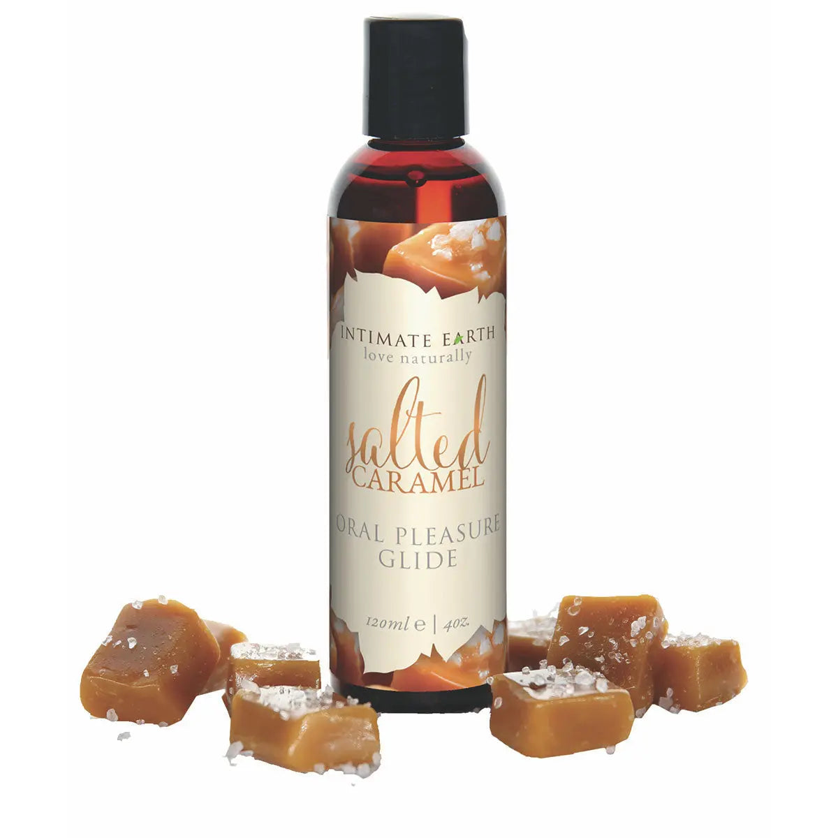 Intimate Earth Flavored Glide - Salted Caramel 4oz Intimate Earth