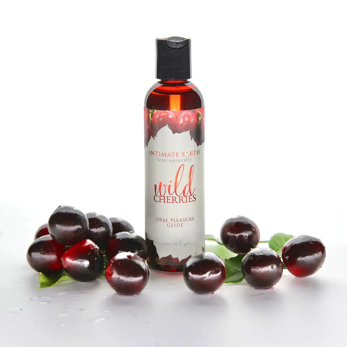 Intimate Earth Flavored Glide - Wild Cherries 4oz Intimate Earth