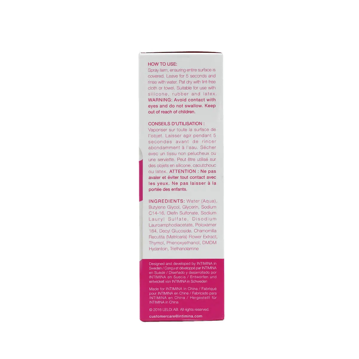 Intimina Accessory Cleaner 2.5oz Intimina