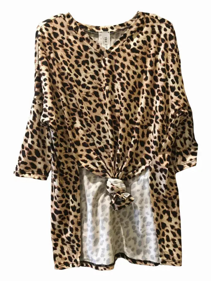 Into The Wild V-neck Animal Tunic Tru Luv