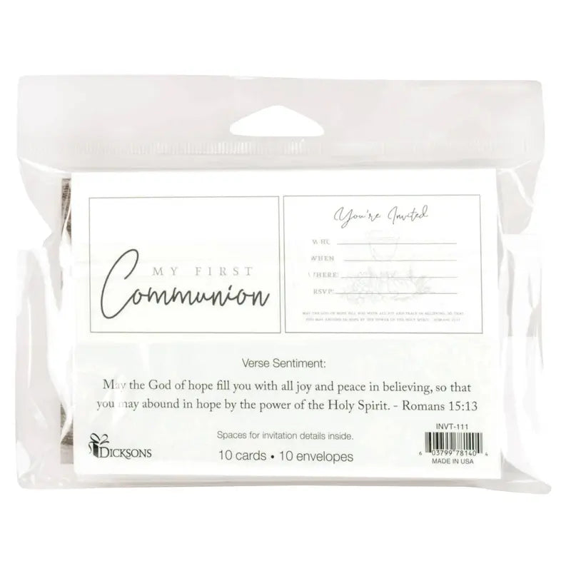 Invitation My First Communion Dicksons Inc